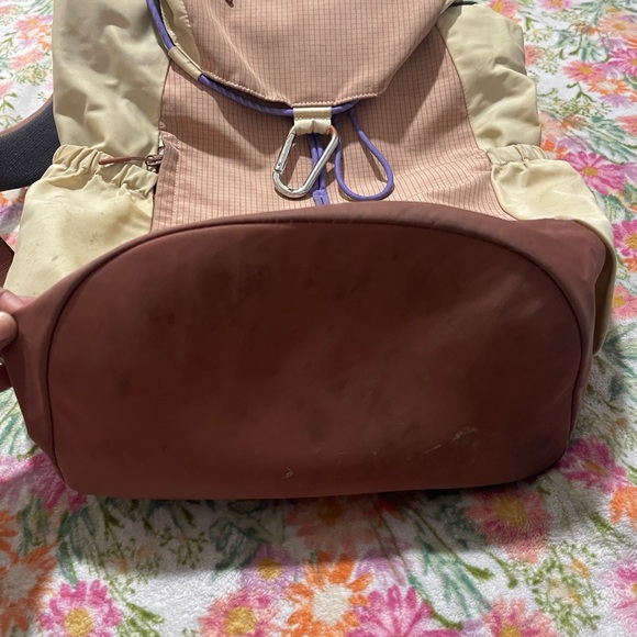 Lululemon Casual Multi-Color Men’s Backpack - Pink, Cream & Brown Need To Wash